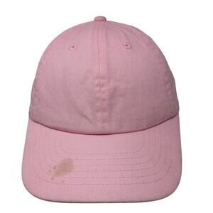The Hat Depot Slideback Baseball Cap Pink One Size Adjustable Blank 6 Panel